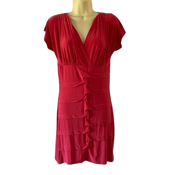 Black Koi Coral Slinky Lightweight Knit Dress Juniors Size Large - Picture 1 of 9